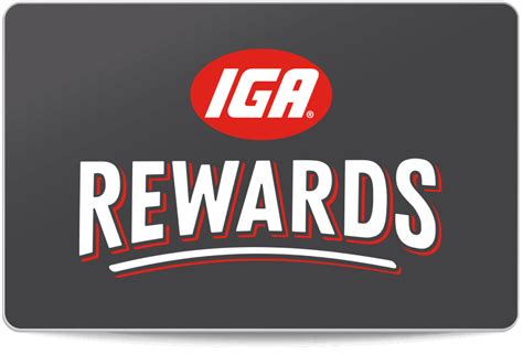 iga rewards card.
